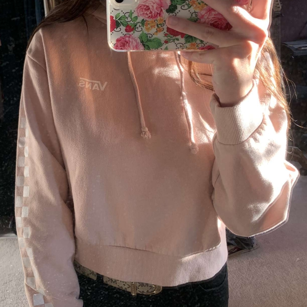 VANS Dusty Pink Cropped Hoodie - Picture 5 of 5